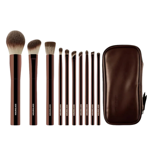 Hourglass Vegan Travel Ambient Brush Set – 10 Parça Vegan Seyahat Fırça Seti