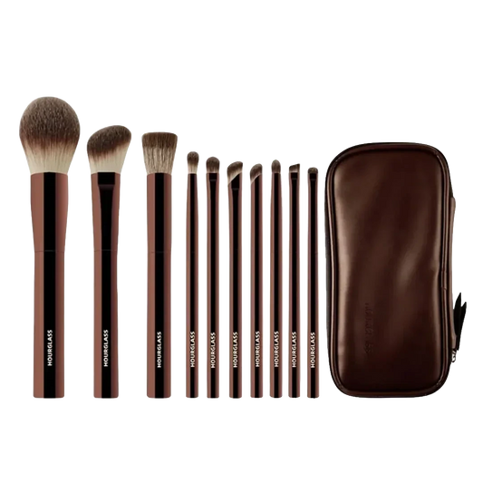 Hourglass Vegan Travel Ambient Brush Set – 10 Parça Vegan Seyahat Fırça Seti