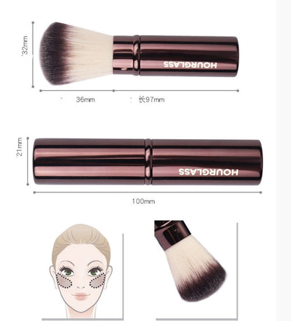 Hourglass Geri Çekilebilir Pudra Fırçası - Taşınabilir Kabuki